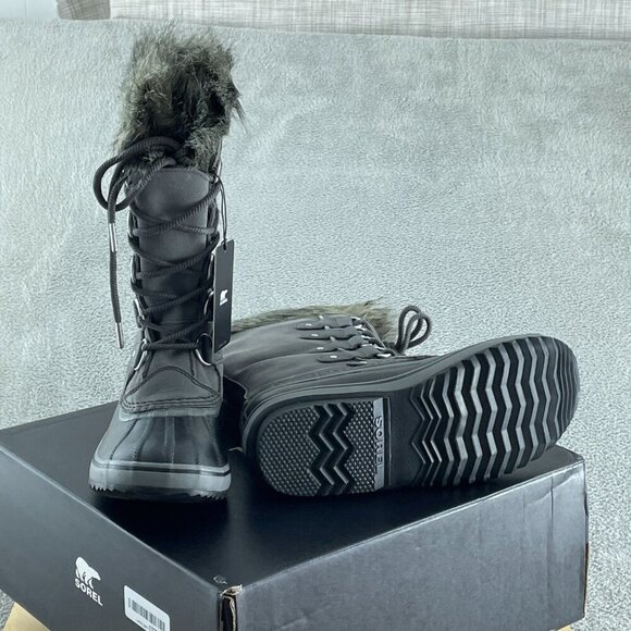 SOREL Women's Joan of Arctic Waterproof Boot - Quarry, Black - 8.5 NWB S086 - Picture 2 of 7